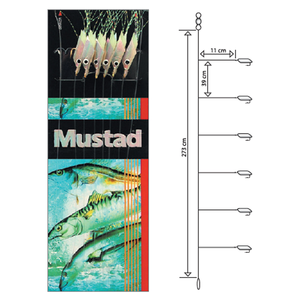 Mustad T91 Piscator X White hook size: 6